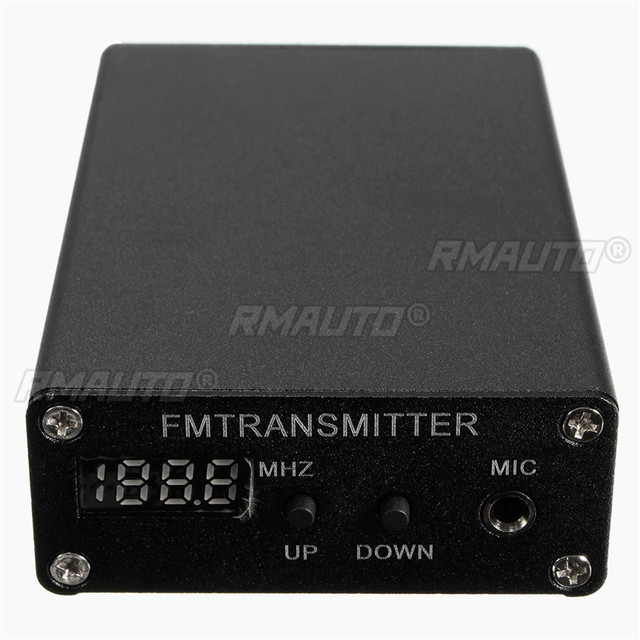 KROAK Black 5W Stereo Digital FM Transmitter FM Radio Transmitter Mini FM Radio Station