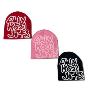 Gorros de Punto Personalizados OEM de Moda, 100% Acrílicos, Gorro Jacquard Completo con Logotipo Bordado, Gorros Cálidos de Invierno - Product Image 3