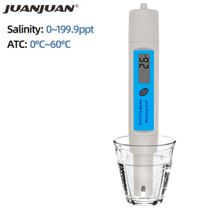 Medidor de salinidad Juanjuan SA287, probador digital impermeable de 0-199.9ppt para uso en laboratorio y piscinas de acuicultura - Product Image 2