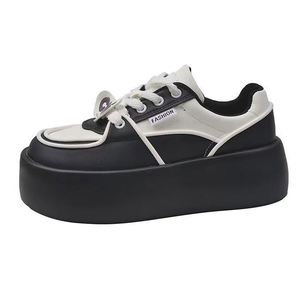 Zapatos Blancos Versátiles de Alta Gama para Mujer, Primavera-Otoño 2026, Plataforma Deportiva Casual con Suela Gruesa y Elevada - Product Image 2