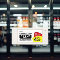 BLE Label rak elektronik ESL 2.66 inci sistem Cloud harga Digital Tag Eink Digital 4 warna layar Epaper elektronik