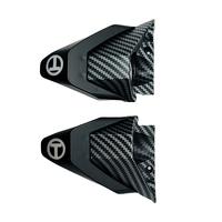 Abat-jour en fibre de carbone pour scooter électrique Teverun Fighter Supreme/Supreme 7260R/Supreme Ultra, version améliorée, couvercle LED