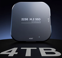 Boîtier compact pour SSD NVMe M.2 2230 - Disque dur externe - 256 Go - Haute vitesse - USB-C