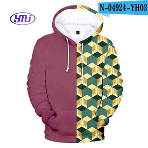 Tanjiro nezuko เสื้อฮู้ดพิมพ์ลายอนิเมะ66สไตล์เสื้อผ้าคอสเพลย์ถอดเสื้อมีฮู้ดฆ่าคน - Product Image 4