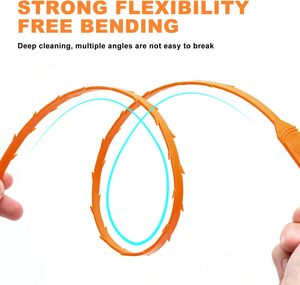 Disotturatore Portatile Manuale in PP <span class=keywords><strong>per</strong></span> WC, Rimuove Facilmente Ogni Tipo di Ostruzione, Pulisce Rapidamente Tubi di Scarico in Plastica dai Capelli e Residui, Modello 64cm - Product Image 5