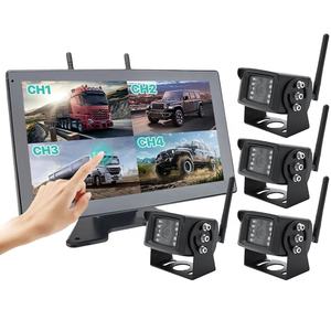 GreenYi 10 ''AHD Digital Wireless DVR Recorder <span class=keywords><strong>Caméra</strong></span> <span class=keywords><strong>de</strong></span> <span class=keywords><strong>recul</strong></span> avec moniteur WiFi <span class=keywords><strong>pour</strong></span> camion/<span class=keywords><strong>remorque</strong></span>/bus/camping-car/pick-up - Product Image 1