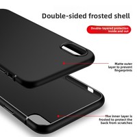 Coques de téléphone en silicone souple anti-traces de doigts mat pour iPhone 12/11/XS Max 16/15/13 Pro avec design