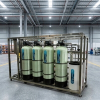 1000LPH omgekeerde osmose waterapparatuur met mineralisatiesysteem verbetert de smaak van drinkwater, geschikt voor hotels en restaurants.