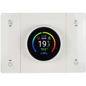 Termostato Inteligente Domus T44 230V Blanco, Control por Aplicación, Pantalla TFT, Plástico, IP20 - Product Image 1