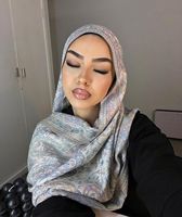 Tissu d'ameublement Jacquard avec glands cachemire islamique nouveau Style Hijab écharpe coton noël motifs Pashmina écharpes