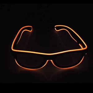 Leuchtende EL-Sonnenbrille mit LED, USB-Aufladbar, <span class=keywords><strong>3</strong></span> Beleuchtungsmodi, Kunststoff-Brille für Diwali, Ramadan, Hochzeiten und Partys - Product Image 6