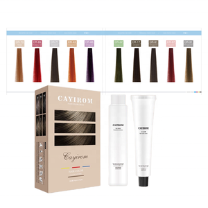 Salon professionnel de mode teinture des cheveux à faible teneur en ammoniac teinture des cheveux à base de plantes couleur crème coloration permanente - Product Image 1