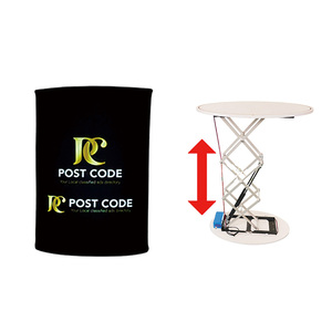 <span class=keywords><strong>โต๊ะ</strong></span>ผ้าพับได้แสดงบนโต๊ะไฟ LED แบบพับได้โต๊ะแบบป๊อปอัพแท่นวาง<span class=keywords><strong>โต๊ะ</strong></span>หน้า<span class=keywords><strong>โต๊ะ</strong></span> - Product Image 1