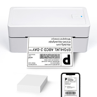 TDL408H 4 ''4x6 Inch 104mm Thermal kertas Desktop Printer Bluetooth/USB pembuat Label pengiriman Waybill Barcode warna putih tersedia