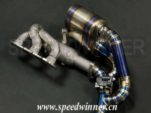 Cabezales de silenciador de sistema de escape de titanio SpeedWinner para Porsche 997,2 3,8 T 2011-2012 <span class=keywords><strong>Carrera</strong></span> S 911 997,1 3.6L 2005-2009 en GT3 - Product Image 5
