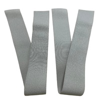 Sangle en sangle élastique de couleur unie en nylon sergé brodé sur mesure avec fermeture auto-agrippante pour moniteur de fréquence cardiaque et casque de réalité virtuelle