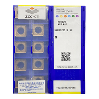 Plaquettes en carbure ZCC SNMX120512-GM & SNMX 120512 GL pour tournage et fraisage CNC, outils de coupe carrés pour tour PSC