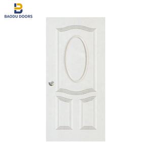 สไตล์ใหม่8แผงประตูเหล็กอเมริกันประตูภายในสีขาวจากประเทศจีน - Product Image 2