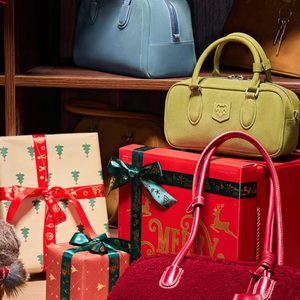 Women's High Quality Double Shoulder Strap <strong>Luxury</strong> Christmas Gift Style Double Zipper Ladies Portable Bowling Fashion Tote Bag - Product Image 5