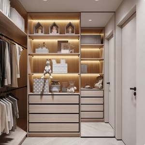 Armoire sur mesure, armoire à vêtements, armoire de chambre à coucher, design de meubles, fabrication en Chine - Product Image 2