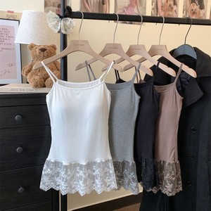 Camisola de encaje de alta calidad, envoltura de pecho acolchada, Tops <span class=keywords><strong>Tubr</strong></span> para mujer, sujetador, Croptops para mujer, camiseta sin mangas de algodón para mujer con sujetador integrado - Product Image 4