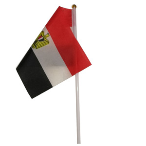 <span class=keywords><strong>Bandera</strong></span> de mano de <span class=keywords><strong>Egipto</strong></span> a la venta Banderas de mano personalizables de diferentes países - Product Image 6