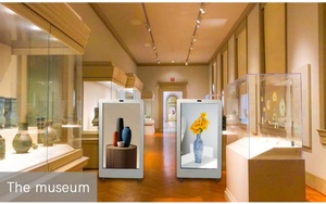 Qunmao Gabinete <span class=keywords><strong>Lcd</strong></span> transparente <span class=keywords><strong>Monitor</strong></span> de pantalla de Visualización de publicidad de 86 pulgadas con caja de holograma de escaparate táctil interactivo - Product Image 6