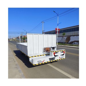 Hot Sale OEM 1000kg Electric Flatbed Cargo Vehicles Material Handling Electric Trolley for Storage <b>Transport</b> - Product Image 1