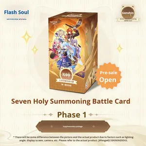 Véritable Genshin Impact Battle <span class=keywords><strong>Card</strong></span> Phase III Phase II Supplément Package Cartoon Peripheral <span class=keywords><strong>Card</strong></span> Battle - Product Image 3