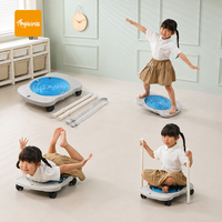 Patinete Sensorial 3 en 1 para Niños, Tabla de Equilibrio para Niños Pequeños, Juguete de Movimiento para Interiores, Entrenamiento de Motricidad Global, Juguetes de Coordinación para Niños Pequeños