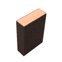 Éponge de ponçage haute densité 100*70*25mm pour ponçage humide et sec, logo OEM disponible pour la peinture automobile et le polissage du bois