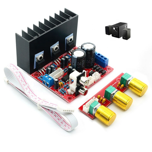 High Quality Power Amplifier Board Module TDA2030A Computer Subwoofer 3 Channel Speaker Subwoofer Audio 2.1