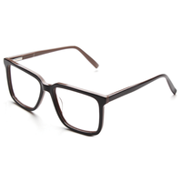 BONA vente en gros de lunettes de vue, montures de lunettes optiques élastiques en acétate de cellulose