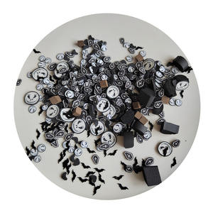 <span class=keywords><strong>Noir</strong></span> <span class=keywords><strong>blanc</strong></span> Halloween thème argile polymère arrose fantôme pierre tombale Jack confettis décoratifs Jimmy argile arrose - Product Image 3