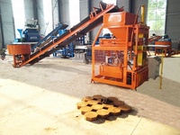 Machine à fabriquer des briques en argile LY2-10, design populaire, machine à mouler des briques à emboîtement, noyau de moteur, fonctionnement facile, en vente