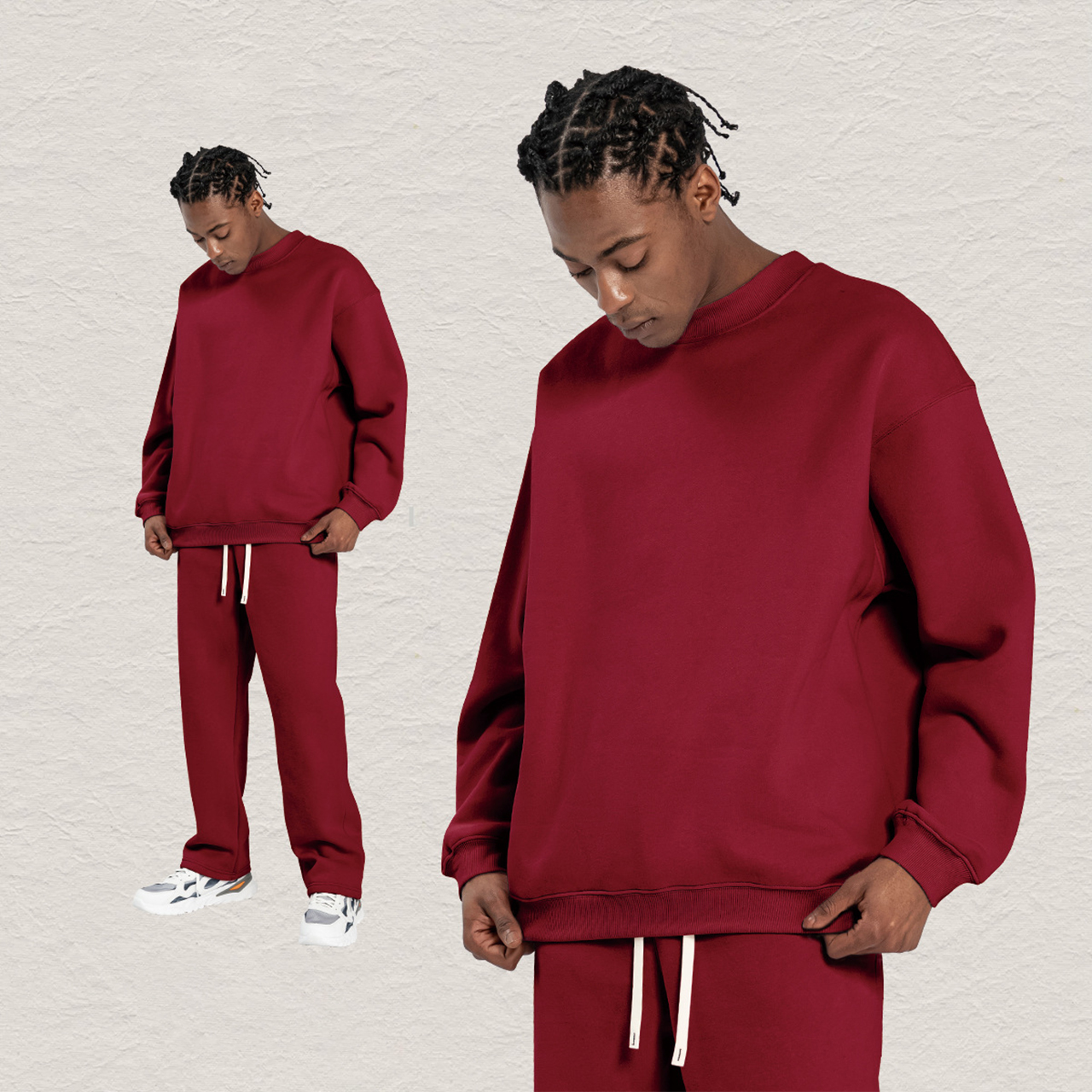 Dark Red sweatshirt