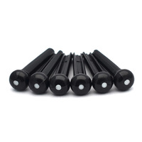 6 pièces de colonnes de tension en plastique durables pour guitare folk, modèle XD01, pour instruments de musique