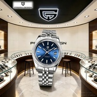 Montre mécanique pour homme PAGANI DESIGN PD-1645, montre automatique de luxe, bracelet Jubilee, mouvement étanche 100 m, montre sport