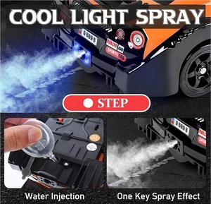 RC drift xe 1:16 mô phỏng 4WD tốc độ cao điều khiển từ xa xe ô tô xe với đèn LED đua thể thao RC Đồ chơi xe ô tô - Product Image 4