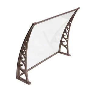 2023 Best Sale Parking Bicycle Rain Protection Canopy Premium Quality Does Not Rust plastic steel Door Awning