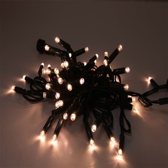 10M 100 LED Indoor Outdoor Manufacturer Wholesale Party Wedding Home Atmosphere Foil Decoration PVC Wire Led String Light