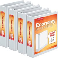 Dossier de classeur à 3 anneaux en métal, fournitures scolaires ou de bureau, dossier de dossier en carton en papier pour A4