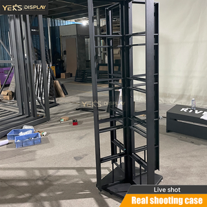 Tùy chỉnh kim loại Rack hiển thị với Matte kết cấu phong cách hiện đại OEM/ODM kim loại đứng cho đá gạch mẫu trong phòng trưng bày - Product Image 5