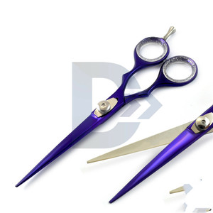 Ciseaux à cheveux professionnels, lame standard de 62 mm, pour droitiers, utilisation en salon de beauté, plusieurs couleurs, taille personnalisable - Product Image 2