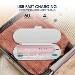 Dual Button Mode With Adjustable Power, IPX7 Waterproof Sonic Electric <b>Toothbrush</b> - Product Image 5