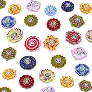 Spinner Antiestrés Personalizado con Diseño Creativo de Mandala, Estilo Retro, Colorido, Pequeño, para Aliviar el Estrés y como Regalo - Product Image 3