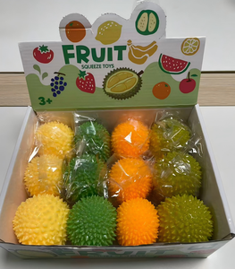 Juguete Antiestrés de Fruta Durian, Simulación de Fruta, TPR, Goma Suave, Juguetes para Niños, para Apretar con la Mano, Irrompible - Product Image 2