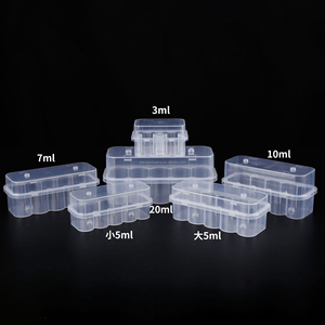 2Pack 3ml Vial PP Plastic <strong>Recyclable</strong> Storage <strong>Box</strong> for Consumer Electronics Vaccine &amp; Peptide Holder Cases - Product Image 1
