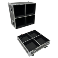 Boîtier de transport OEM de haute qualité pour enceintes QSC K8.2, protection durable, avec 4 poignées et roulettes