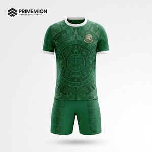 Conjunto de Uniforme de Fútbol Personalizado, Elegante y Duradero, 100% Poliéster, Transpirable y de Secado Rápido, para Entrenamiento Deportivo - Product Image 1